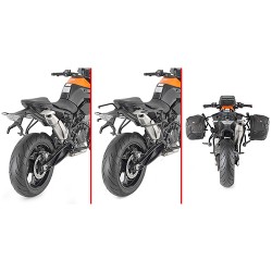 SPEZIFISCHE ABSTANDSHALTER GIVI REMOVE-X SCHNELLWECHS FÜR WEICHE SEITENTASCHEN KTM 890 DUKE 2021-2023