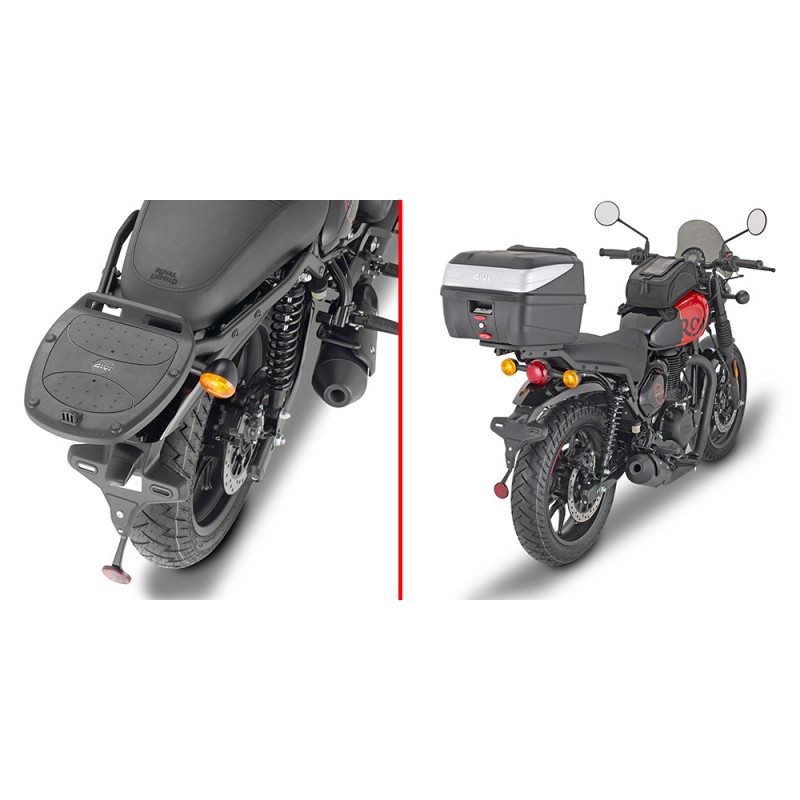 SPEZIFISCHER TOPCASE TRÄGER GIVI FÜR TOPCASE MONOLOCK ROYAL ENFIELD HNTR 350 2022-2024
