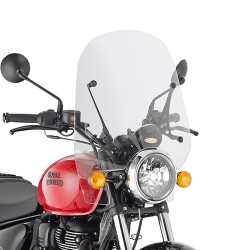 GIVI WINDSCHUTZSCHEIBE ROYAL ENFIELD METEOR 350 2021-2024, TRANSPARENT