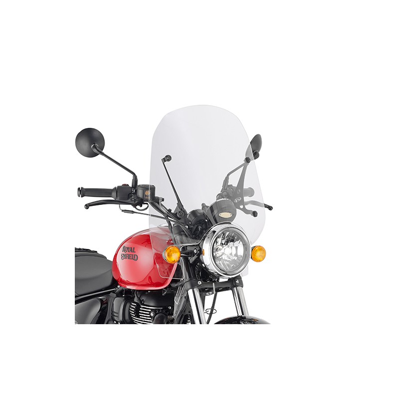 GIVI WINDSCHUTZSCHEIBE ROYAL ENFIELD METEOR 350 2021-2024, TRANSPARENT