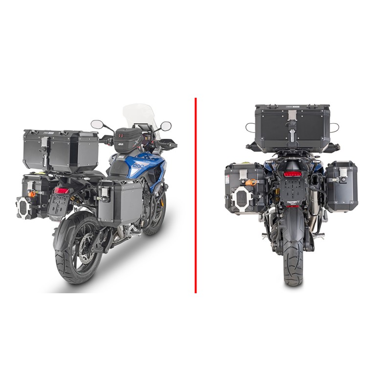 PORTAVALIGIE LATERALE GIVI PL ONE-FIT MONOKEY CAM-SIDE TRIUMPH TIGER 1200 GT 2022-2024