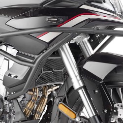 GIVI RADIATOR GUARD IN STAINLESS STEEL VOGE VALICO 500 DS 2021-2024, BLACK