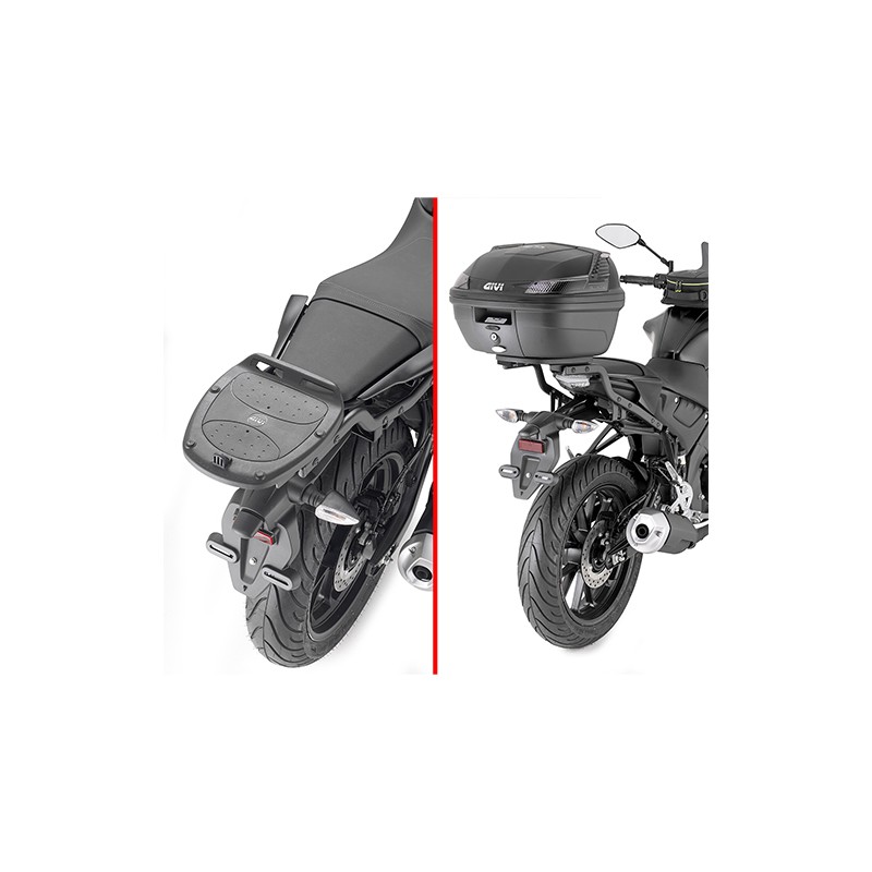 SPEZIFISCHER TOPCASE TRÄGER GIVI FÜR TOPCASE MONOLOCK YAMAHA MT-125 2021-2024