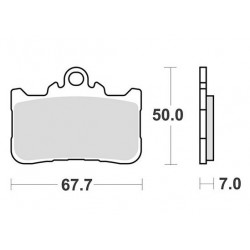 GESINTERTE BREMSBELÄGE VORNE SBS 994 HS HONDA HORNET 750 2023-2024