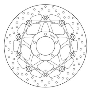 COPPIA DISCHI FRENO ANTERIORI BREMBO SERIE ORO DUCATI 999