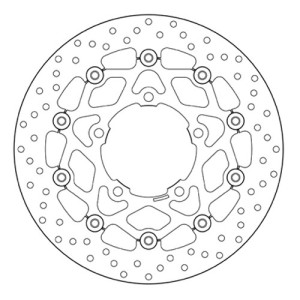 PAAR VORDERE BREMSSCHEIBEN BREMBO SERIE ORO SUZUKI GSX-R 600/750 2006-2007, GSX-R 1000 2005-2008