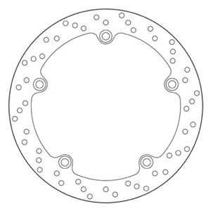 HINTERE BREMSSCHEIBE BREMBO SERIE ORO BMW R 1100 GS 1994-2000, R 1100 RT 1995-2001, R 1150 RS/RT 2001-2005