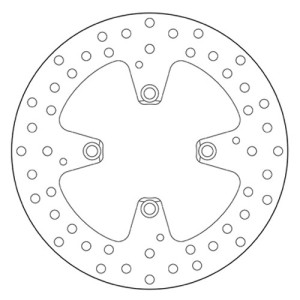 DISCO FRENO POSTERIORE BREMBO SERIE ORO DUCATI 1099