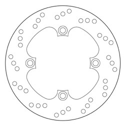 BREMBO SERIE ORO REAR BRAKE DISC HONDA CBR 600 F/SPORT 2001-2006, CBR 600 RR 2003-2017, HORNET 600 2003-2006