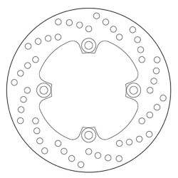 BREMBO SERIE ORO REAR BRAKE DISC KAWASAKI ER-6N/ER-6F 2006-2015, VERSYS 650 2007-2014