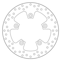 BREMBO SERIE ORO REAR BRAKE DISC KTM DUKE 690 2008-2011