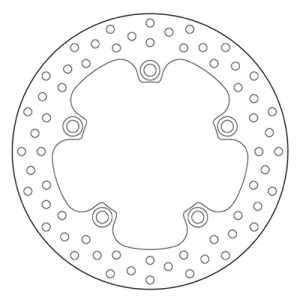 HINTERE BREMSSCHEIBE BREMBO SERIE ORO SUZUKI GSR 600 2006-2010, GSR 750 2011-2016, GLADIUS 650 2009-2016