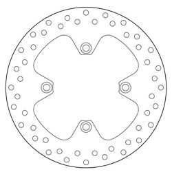 BREMBO SERIE ORO REAR BRAKE DISC TRIUMPH TIGER SPORT 1050 2013-2020