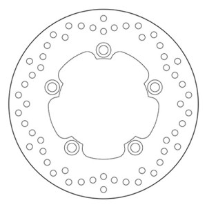 HINTERE BREMSSCHEIBE BREMBO SERIE ORO YAMAHA R6 2003-2016, R1 2004-2016