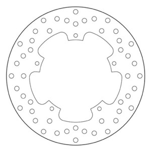 HINTERE BREMSSCHEIBE BREMBO SERIE ORO GILERA NEXUS 500 2003-2012, NEXUS 300 2011-2013, NEXUS 250 2006-2008, NEXUS 125