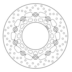 PAIR OF BREMBO SERIE ORO FRONT BRAKE DISCS SUZUKI GLADIUS 650 2009-2016