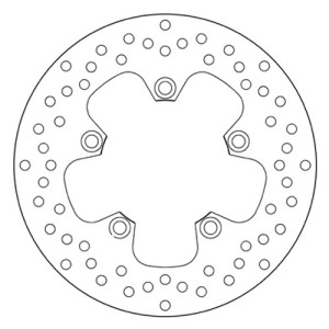 HINTERE BREMSSCHEIBE BREMBO SERIE ORO YAMAHA FZ6/FAZER/S2 2004-2013, MT-03 2006-2008, FZ1/FZ1 FAZER 2006-2015