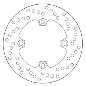 DISCO DE FRENO TRASERO BREMBO SERIE ORO KAWASAKI Z 750 S 2005-2006
