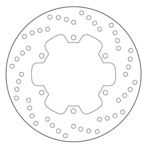 BREMBO SERIE ORO REAR BRAKE DISC DUCATI MONSTER 695 2006-2007