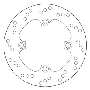 HINTERE BREMSSCHEIBE BREMBO SERIE ORO HONDA CBR 929 RR 2000-2001
