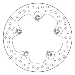 DISCO DE FRENO TRASERO BREMBO SERIE ORO BMW R 1200 RT 2014-2018