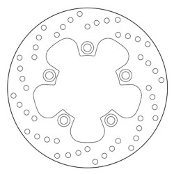 BREMBO SERIE ORO REAR BRAKE DISC SUZUKI SV 650/S 2003-2009, SV 1000/S 2003-2006, TL 1000 R/S