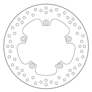 BREMBO SERIE ORO REAR BRAKE DISC YAMAHA FZ8 2010-2015