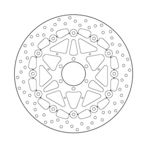 PAIR OF BREMBO SERIE ORO FRONT BRAKE DISCS BMW HP4 2013-2014