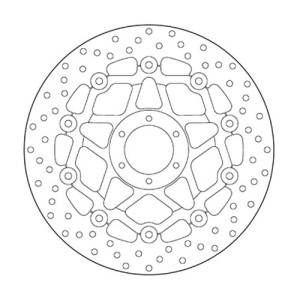 PAAR VORDERE BREMSSCHEIBEN BREMBO SERIE ORO HONDA VTR 1000 F FIRESTORM 1997-2003