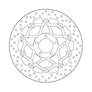 PAIR OF BREMBO SERIE ORO FRONT BRAKE DISCS KAWASAKI ZX-9R 2000-2001
