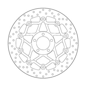 PAIR OF BREMBO SERIE ORO FRONT BRAKE DISCS KAWASAKI ZX-9R 2002-2003