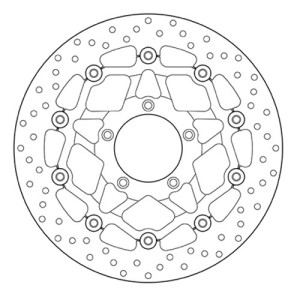 PAAR VORDERE BREMSSCHEIBEN BREMBO SERIE ORO MV AGUSTA BRUTALE 1090 RR 2010-2018