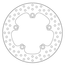 BREMBO SERIE ORO REAR BRAKE DISC SUZUKI GSX 1250 FA ABS 2010-2016