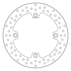 HINTERE BREMSSCHEIBE BREMBO SERIE ORO SUZUKI V-STROM 650 XT 2015-2016