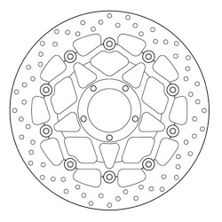 PAIR OF BREMBO SERIE ORO FRONT BRAKE DISCS DUCATI MULTISTRADA 1260 S 2018-2020