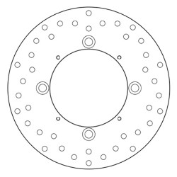 HINTERE BREMSSCHEIBE BREMBO SERIE ORO HONDA CBR 300 R 2014-2019