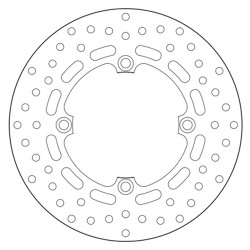 DISCO DE FRENO TRASERO BREMBO SERIE ORO HONDA AFRICA TWIN 1000 2016-2017