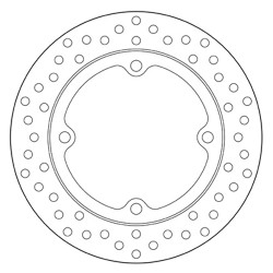 DISCO DE FRENO TRASERO BREMBO SERIE ORO HONDA CB 500 F 2019-2020