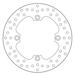 DISCO DE FRENO TRASERO BREMBO SERIE ORO HUSQVARNA WR 250 2000-2001*