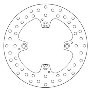 DISCO DE FRENO TRASERO BREMBO SERIE ORO DUCATI HYPERMOTARD 950 RVE 2021-2024