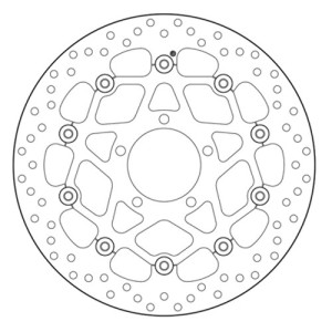 PAIR OF BREMBO SERIE ORO FRONT BRAKE DISCS KAWASAKI ZX-10R 2021-2024