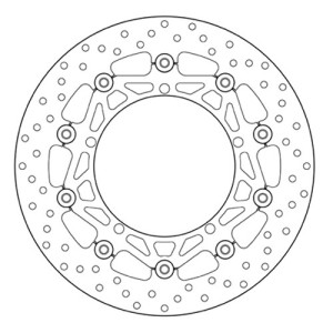 PAAR VORDERE BREMSSCHEIBEN BREMBO SERIE ORO TRIUMPH TIGER 850 SPORT 2021-2024
