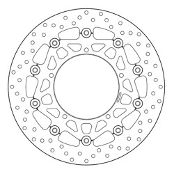 COPPIA DISCHI FRENO ANTERIORI BREMBO SERIE ORO YAMAHA MT-10 2016-2020