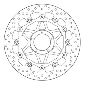 PAR DE DISCOS DE FRENO DELANTEROS BREMBO SERIE ORO DUCATI PANIGALE V4 2022-2024