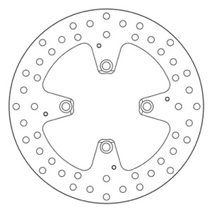 DISCO FRENO POSTERIORE BREMBO SERIE ORO DUCATI PANIGALE V4 2022-2024