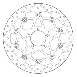 BREMBO SERIE ORO FRONT BRAKE DISC DUCATI SCRAMBLER 800 URBAN MOTARD 2022