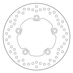 BREMBO SERIE ORO REAR BRAKE DISC YAMAHA MT-10 2023-2024