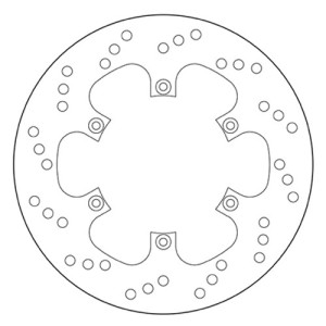 HINTERE BREMSSCHEIBE BREMBO SERIE ORO ROYAL ENFIELD HIMALAYAN 411 2021-2024