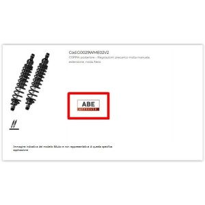 PAAR STOSSDÄMPFER BITUBO WME02V2 MOTO GUZZI V7 III 2017-2020