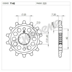 RITZEL FÜR KETTE 520 KAWASAKI ZX-10R 2021-2024